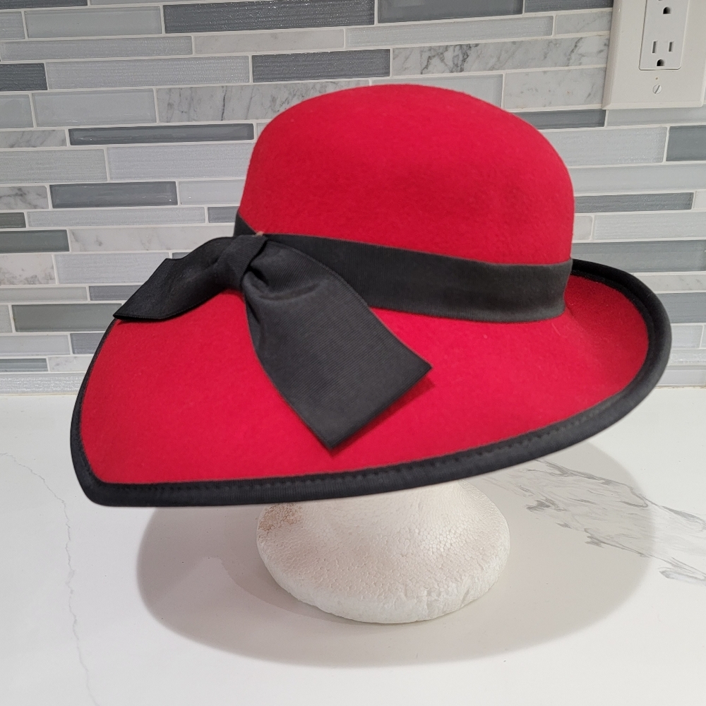 Vtg Geo W Bollman doeskin felt hat